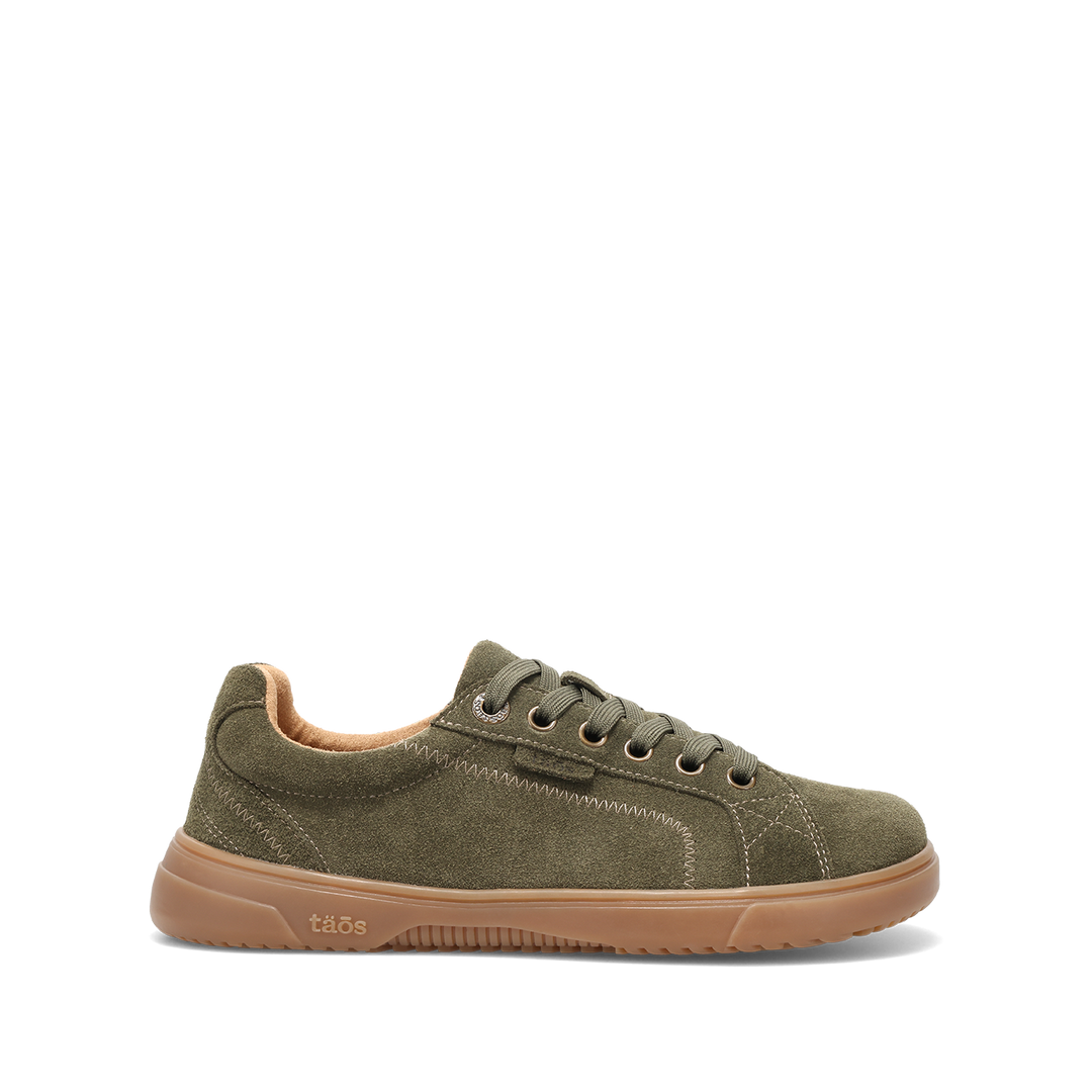 Outside image of Champ Moss Green Suede Size 8