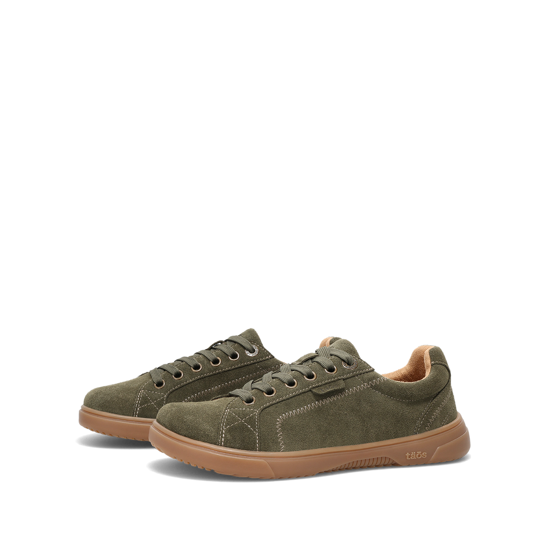Pair shot image of Champ Moss Green Suede Size 8