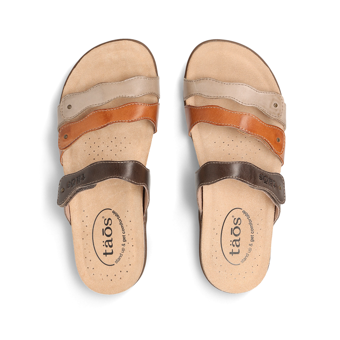 Top down image of Scribble Brown Multi 8