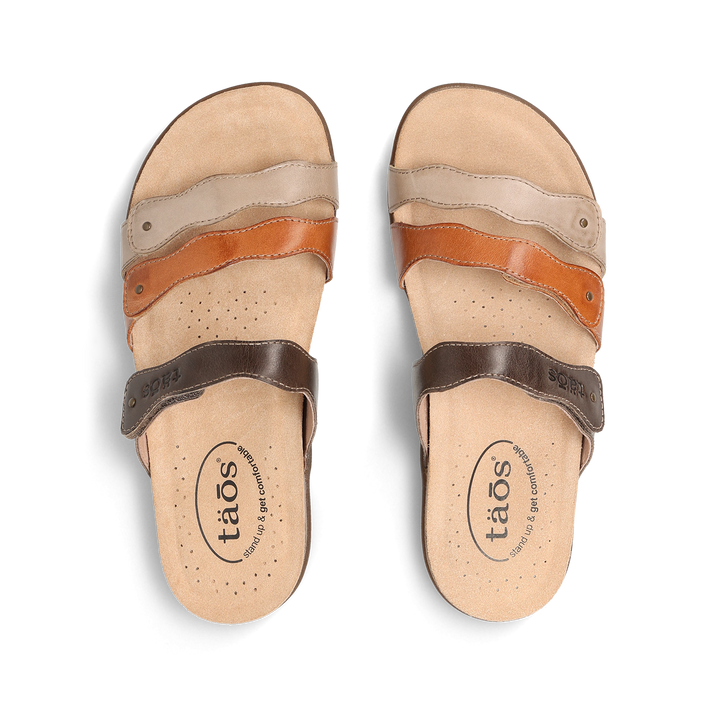 Top down image of Scribble Brown Multi 8