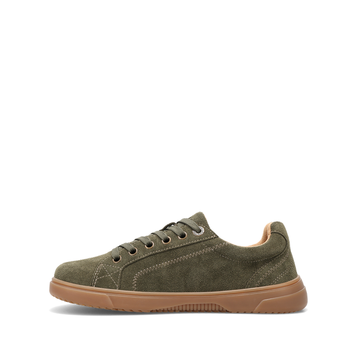 Instep image of Champ Moss Green Suede Size 8