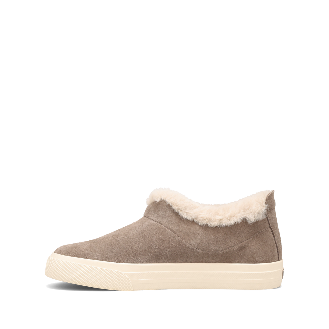 Instep Image of Mini Chic Dark Taupe Suede 7.5