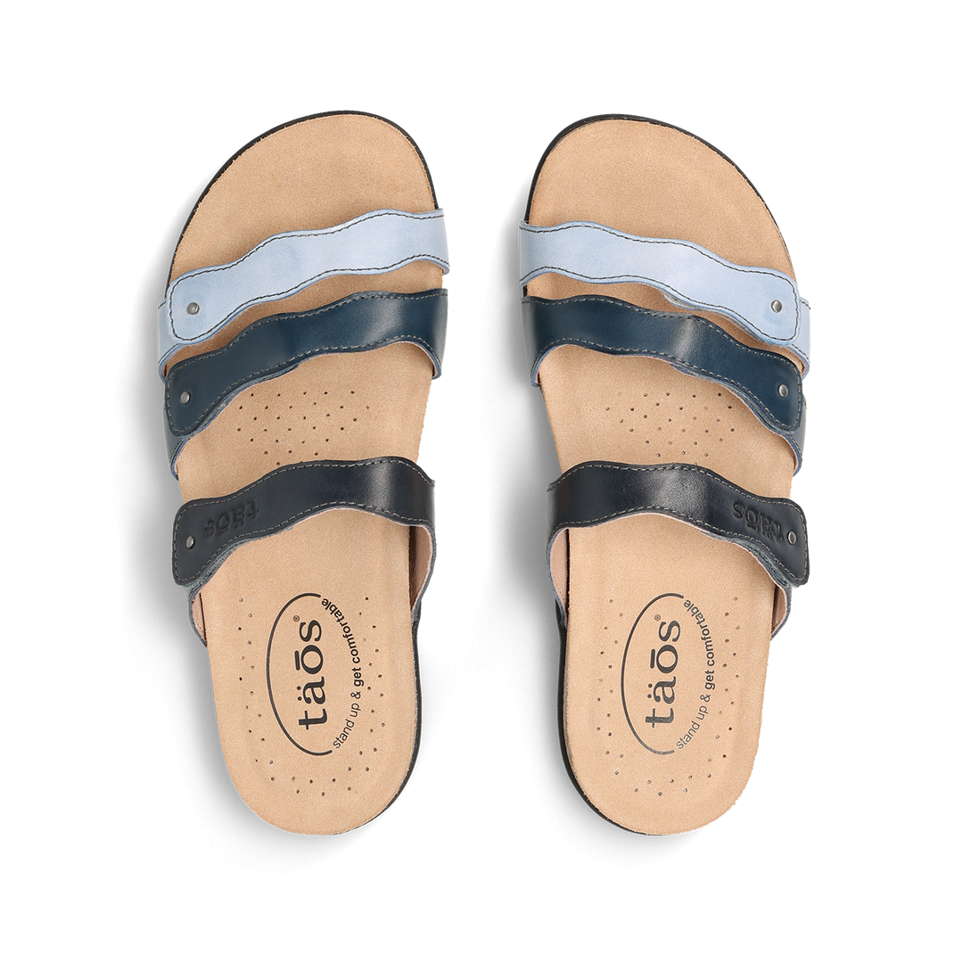 Top down image of Scribble Blue Multi 10